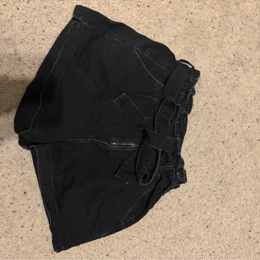 American Eagle Outfitters Black Denim Shorts